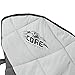 Core Equipment Folding Padded Quad Chair with Carry Bag, Gray