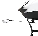 Must-Have Bike Helmet Mirror For Cyclists By ULFR | Fully Adjustable & Universal Bicycle Helmet Mirrors (2-Pack) | Crystal Clear Rear View, Lightweight & Durable Design For Road & Mountain Bikes