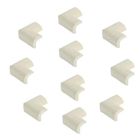 White 10pcs Thickened Glass Table Corner Protector Metal Kitchen Counter Wood Cabinet Corner Cushion Edge Corner Guards Pwex Org