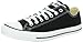 Converse Unisex Chuck Taylor All Star Low Top Black Sneakers - 6 Men = 8 Women