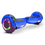 V-Fire Electric Self-Balancing Scooter, Chrome Blue (UL2272 Certified)