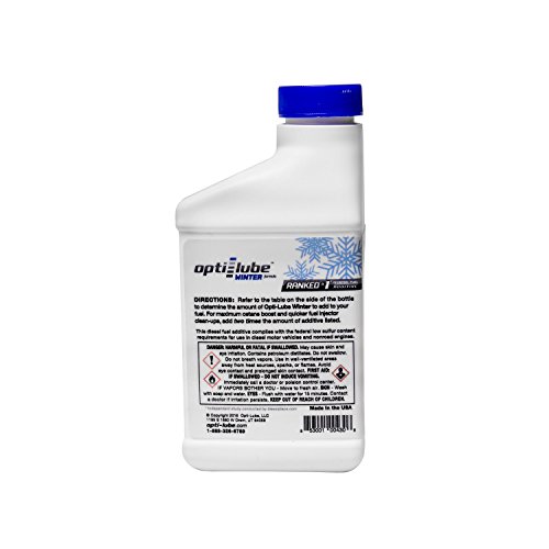 OptiLube Winter Formula AntiGel Diesel Fuel Additive 1 Gallon with