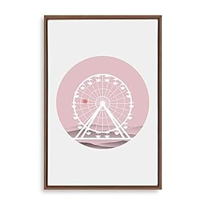 Framed Circular Pattern Home Artwork for Living Room Bedroom