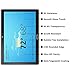 Lenovo Smart Tab P10 Screen Protector Glass, RBEIK 9H Hardness Anti-Scratch Anti-Fingerprint Glass Easy-Install Screen Protector Tempered Glass for Lenovo Smart Tab P10 Tablet