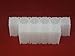 (10) Coinsafe Brand Square White Plastic (Half Dollar) Size Coin Storage Tube Holders