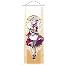 Flyshun Furina Wall Scroll Poster,Hanging Wall Art