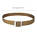 Dew Tactical Nylon Duty Army Belt For Men Military Style Casual Outdoor Adjustable Webbing Buckle Operator Olive Belt for Men
