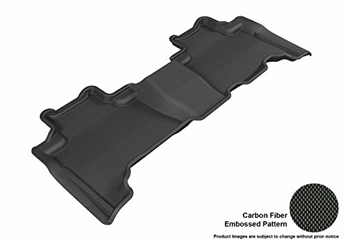 3D MAXpider Custom Fit Kagu Floor Mat (Black) Compatible with Lexus GX460 2010-2023 - Second Row