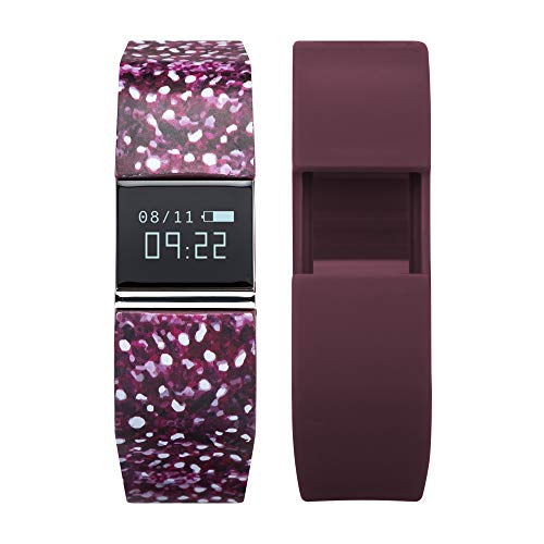 iTouch iFitness Activity Tracker with Wine Printed Strap and Bonus Wine Strap iTouch iFitness Activity Tracker with Wine Printed Strap and Bonus Wine Strap