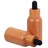 Beaupretty 2pcs Bamboo Dropper Bottles 10ml