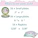 WERNNSAI Llama Party Supplies - Disposable Alpaca Themed Tableware Set for Girls Kids Birthday Dinner Dessert Plates and Napkins Serves 16 Guests 48PCS