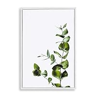 Framed Canvas Wall Art Green Plants Canvas Prints Home Artwork Decoration for Living Room,Bedroom - 16x24 inches