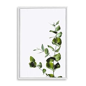 signwin Framed Canvas Wall Art Green Plants Canvas...