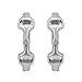 WithLoveSilver 925 Sterling Silver Double Horse bit Equestrian Horse Hoop Earrings