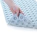 SlipX Solutions Power Grip Extra Long Bath Tub & Shower Mat 39x16, Wet Floor Non-Slip for Elderly & Kids Bathroom, 30% Longer Bathtub Mats, 200 Suction Cups, Drain Holes (1, Gray)