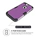 LONTECT for iPhone 7 Plus Case Hybrid Heavy Duty Shockproof Full-Body Protective Case with Dual Layer [Hard PC+ Soft Silicone] Impact Protection for Apple iPhone 7 Plus - Purple/Black