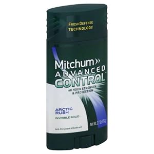 Image of Mitchum Advanced Control Anti-Perspirant & Deodorant Invisible Solid, Artic Rush, 2.7 oz