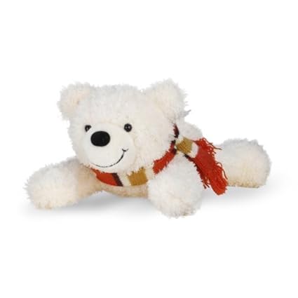 Energie Bär® 'Benny' liegend | Stofftier mit energetischer / harmonisierender Wirkung zum kuscheln | Plüschtier für Erwachsen