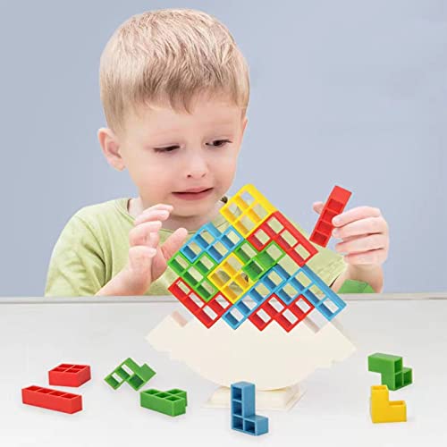 TOKZON Tower Balance Stacking Blocks Game, Children's Balancing Toys
