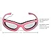 Upgrade Onion Goggles Barbecue Goggles for Grilling BBQ Food - Tears Free Protector - Sports Goggles - Multipurpose Goggles with Adjustable Removable Strap (Pink)