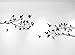 Tree Branches Wall Decal with Birds Vinyl Sticker Nursery Leaves 40