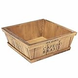 Coffee Themed Decorative Wooden Storage Display Box for Flowers / Plants / Jewelry / Supplies