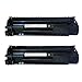 Precise Point Compatible Toner Cartridge Replacement for Canon 137 (9435B001AA) (Black, 2-Pack)