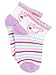 Peppa Pig Girls 6 pack Socks (2-4 Toddler (Shoe: 4-7), Pink/Multi Quarter)