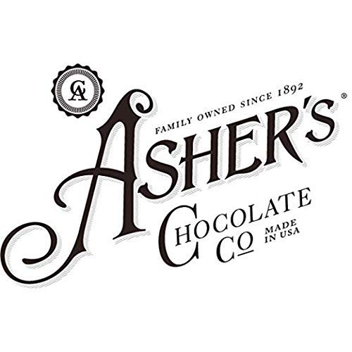 Asher's Chocolate, Gourmet Chocolate Covered Mini Graham Crackers, Small Batches of Kosher Chocolate, Family Owned Since 1892 (6 oz, Dark Chocolate)