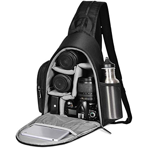 Camera Backpack, CADeN SemiWaterproof Camera Sling Crossbody Backpack