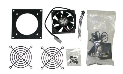 CabCool 801 Lite Single 80mm 5V Fan Cooling Kit for Cabinet & Home Theaters