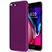 iPhone 8 Case/ iPhone 7 Case, TORRAS [Air Series] Slim fit Shell Soft Rubber Gel Case Anti-scratch Non Slip Matte Surface Flexible Cover Case for Apple iPhone 7/ iPhone 8 - Violet Red