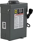 Square D by Schneider Electric DU321RB 30 Amp 240-Volt 3-Pole Not Fusible Outdoor General Duty Safety Switch, ,