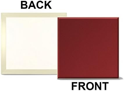 Fabricmate Magnetic "Message Manager" Fabric Bulletin Board 24"x24"x1/2" Red