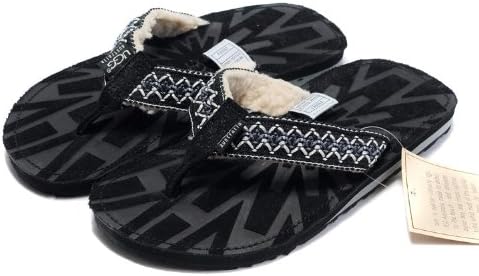 ugg tasmina flip flops black