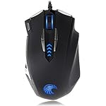 EUASOO Mouse Mice Z-7900 4000 DPI Metal Base MMO/FPS High Precision Optical Gaming Mouse