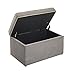 Baby Relax Hadley Nursery Storage Ottoman for Baby Gliders, Dark Taupe Dark Taupe