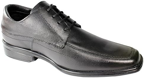 Inglese Office Shoes for Men Leather , Black Napa , Lace Up ,Ligthweight Rubber Sole ,Formal Dress Shoes