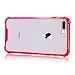 BAISRKE Clear Case for iPhone 7 Plus, Slim Shock Absorption Protective Case Soft TPU Bumper & Hard Plastic Back Cover Phone Cases for iPhone 7 Plus / 8 Plus 5.5 inch - Red Pink Gradient