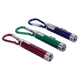DDI Mini 3in1 LED flashlight, laser teaching, money inspection lamp 3pcs