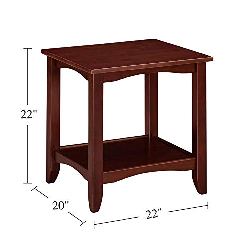 MUSEHOMEINC-Wood-Simple-Style-End-Table-with-1-Storage-ShelfCurved-Wood-LegSide-Table-for-Small-Spacesfor-Living-Room-EntrywayDark-Espresso