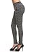 2LUV Women's Patterned Skinny Pants with Zippers