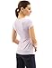 PattyBoutik Women V Neck Twist Knot Front Short Sleeve Top (Light Purple X-Large)