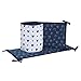 Disney Mickey Mouse Hello World 4 Piece Nursery Crib Bumper, Navy, White