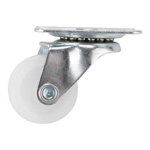 Hilitand rollerblade wheels for office chair, 4 Pcs Caster Wheels, 1 inch Swivel Caster, Metal Heavy Duty Caster for Trolley Furniture Dining Car Office Chair