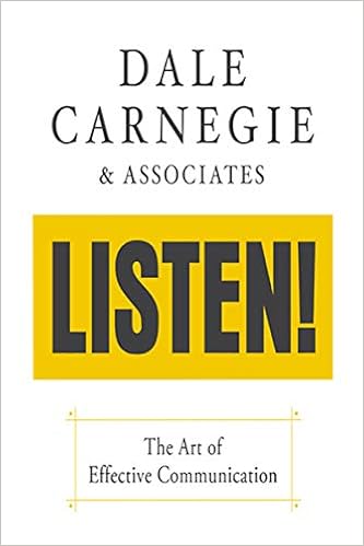 Listen The Art Of Effective Communication Dale Carnegie - 