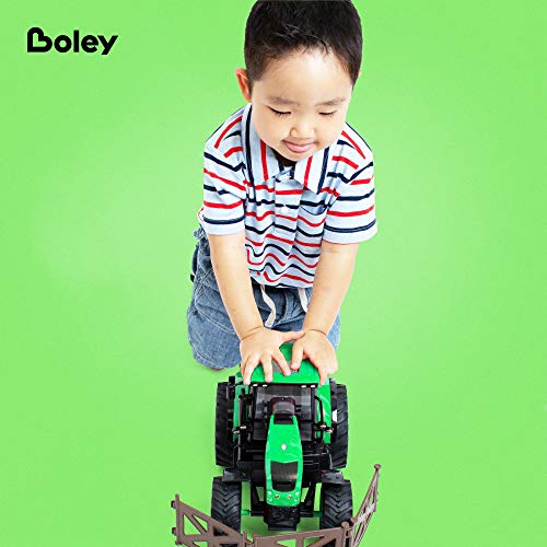 Boley Mighty Wheels Green Farm Tractor Toy 1 Pk Light & Sound Tractor