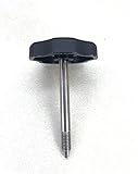 1 ea 1997 to 2006 / Jeep Wrangler TJ / Soft Top Door Surround Knob With Pin