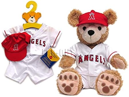 Amazon ビルド ア ベア ぬいぐるみ コスチューム セット ロサンゼルス エンゼルス オブ アナハイム 野球 ユニフォーム ぬいぐるみ おもちゃ