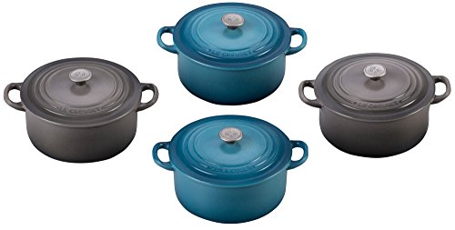 Le Creuset (Set of 4) Round Oven Magnets-Marine& Oyster Ovens